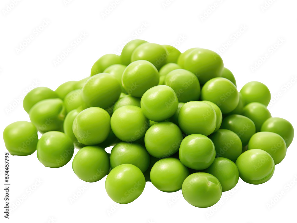 Green peas isolated on transparent background Green peas isolated on transparent background