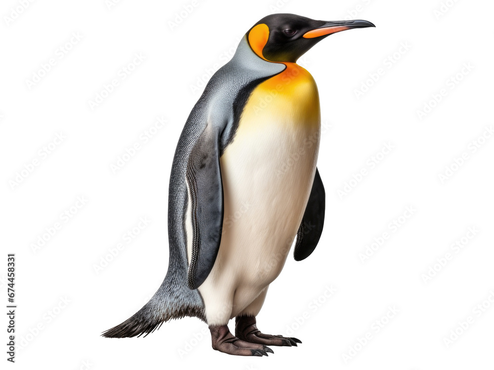 Fototapeta premium penguin isolated on transparent background