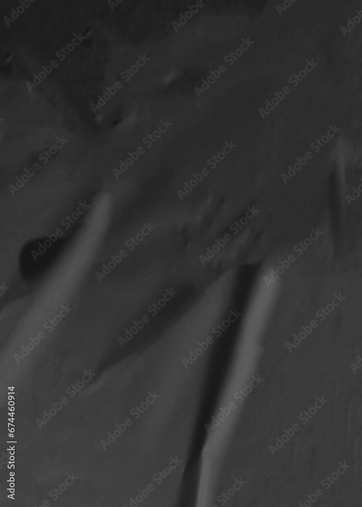 Black crumpled paper background texture Black crumpled paper background texture