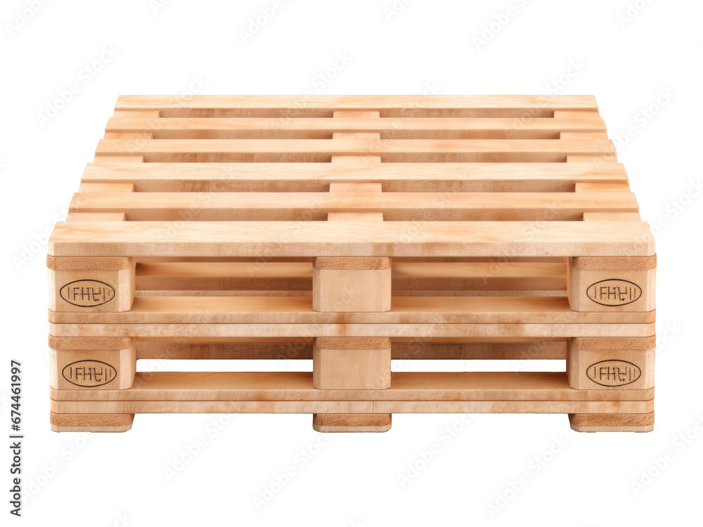 stack of pallets isolated on transparent background stack of pallets isolated on transparent background