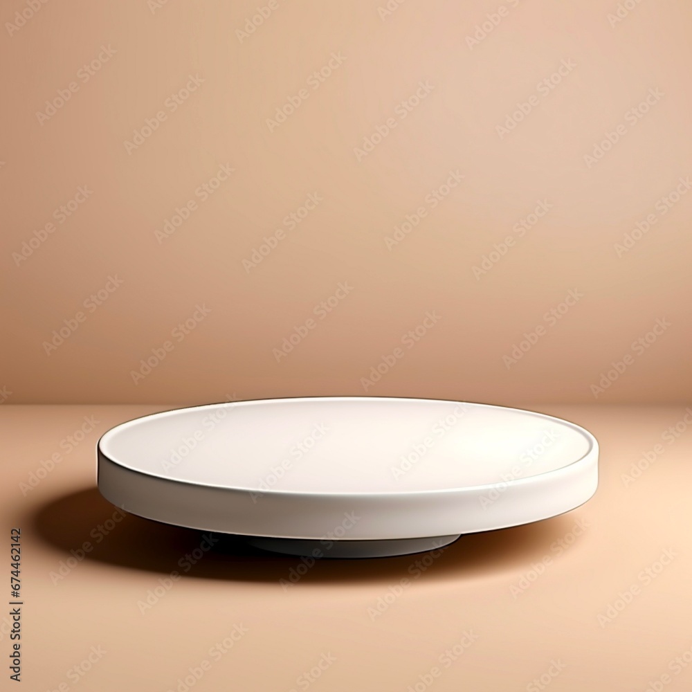 White empty Cake stand, Bakery utensil and dishware. Podium for cake. Minimalist mock up for cake with window shadow. Design Template. Front view. Made with generative ai. White empty Cake stand, Bakery utensil and dishware. Podium for cake. Minimalist mock up for cake with window shadow. Design Template. Front view. Made with generative ai.
