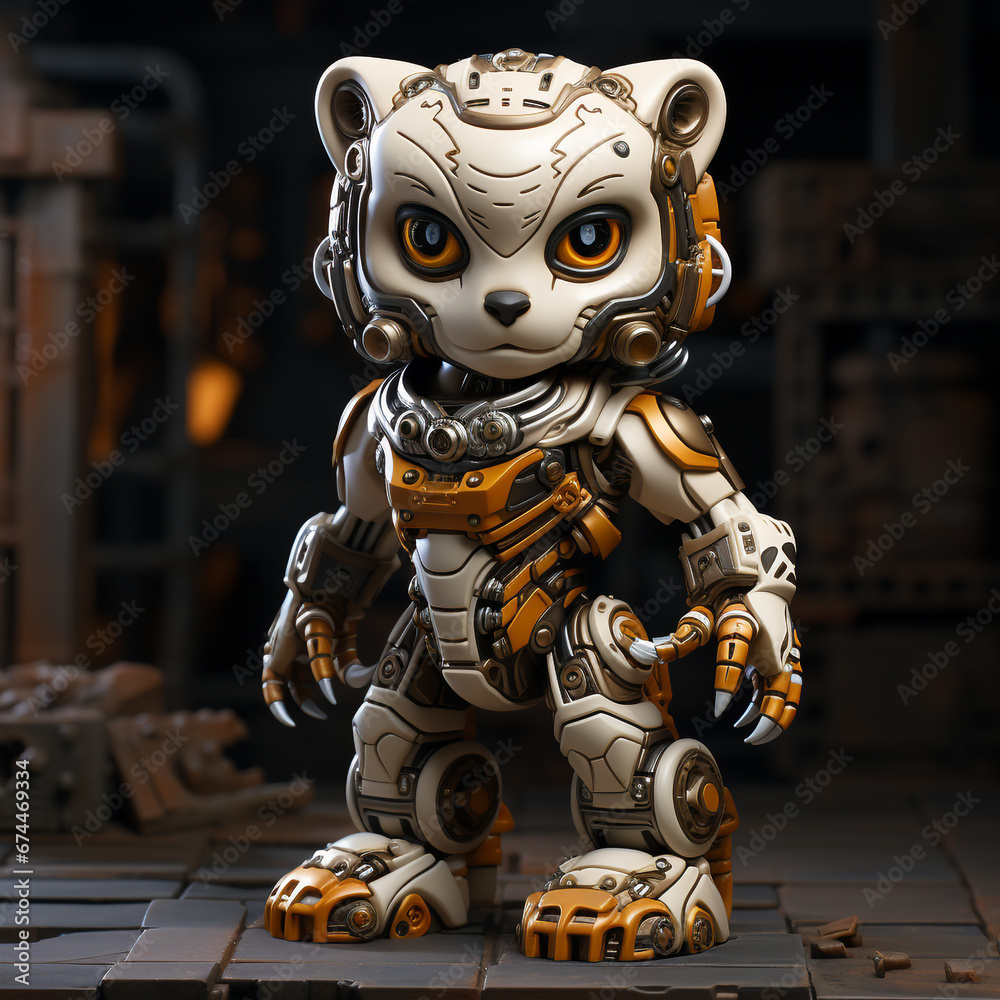 3d cartoon robot cheeta 3d cartoon robot cheeta