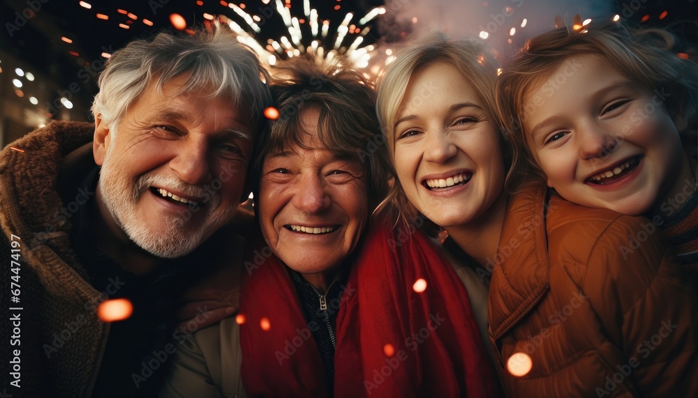 group of people at party