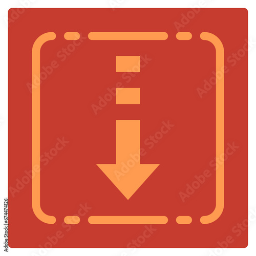DOWN ARROW,direction,downloading,option,arrow