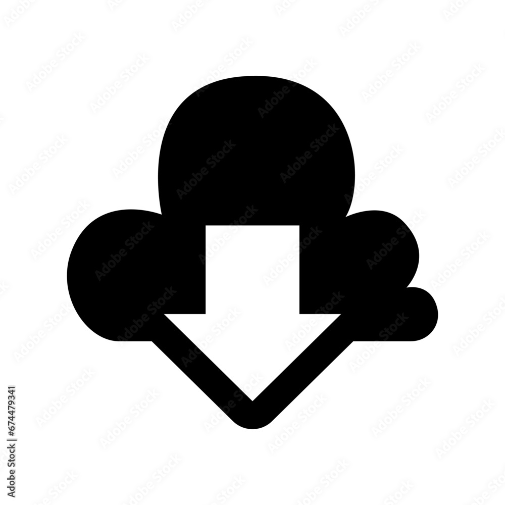 Cloud computing icon