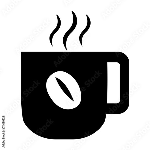 Hot coffee icon