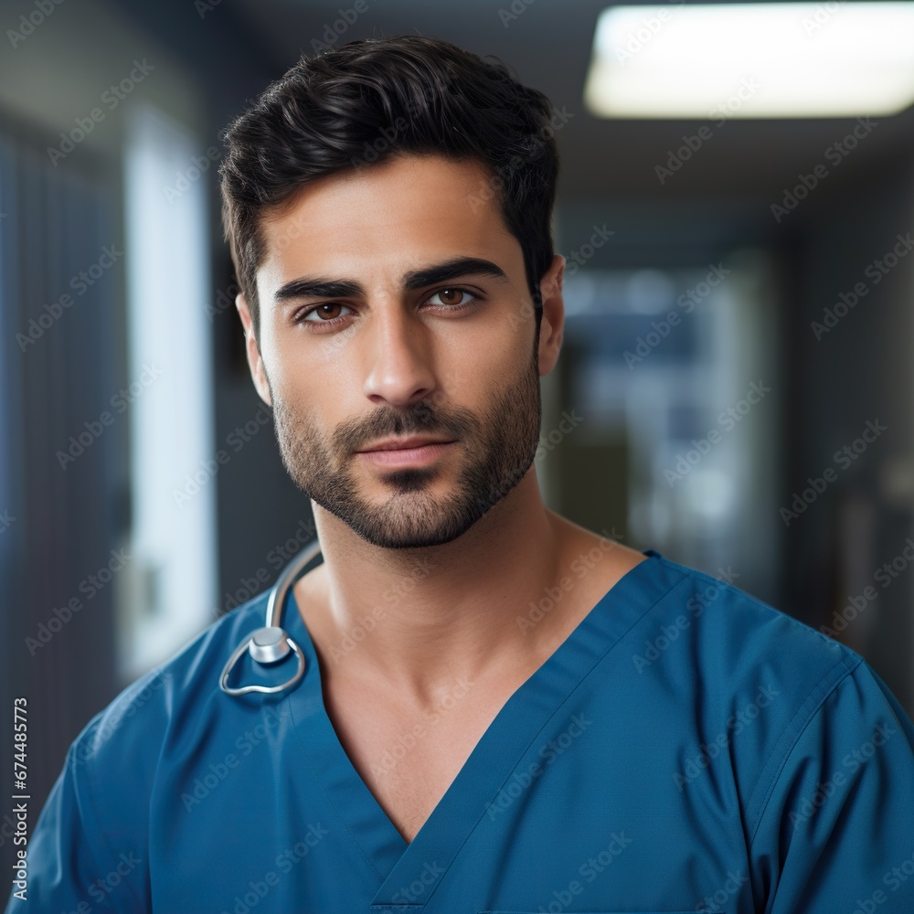 Obraz premium a male doctor which is specialised mens doctor 