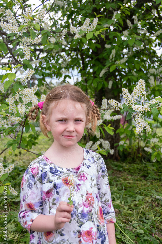 Portrait. A beautiful, elegant girl. The child is a model. Portrait. A beautiful, elegant girl. The child is a model.