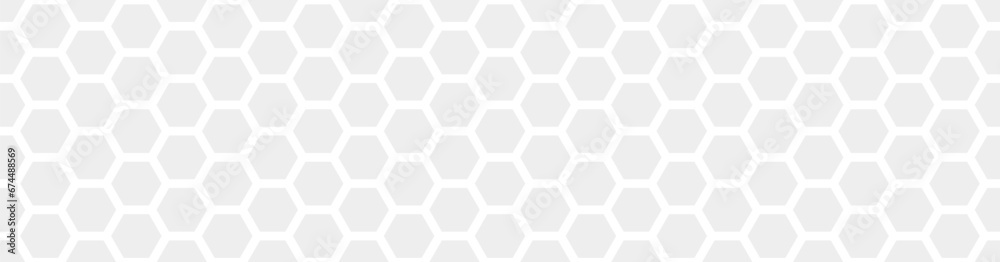 hexagon geometric pattern. seamless hex background. abstract honeycomb cell. vector illustration. design for the background flyers, ad honey, fabric, clothes, texture, textile pattern