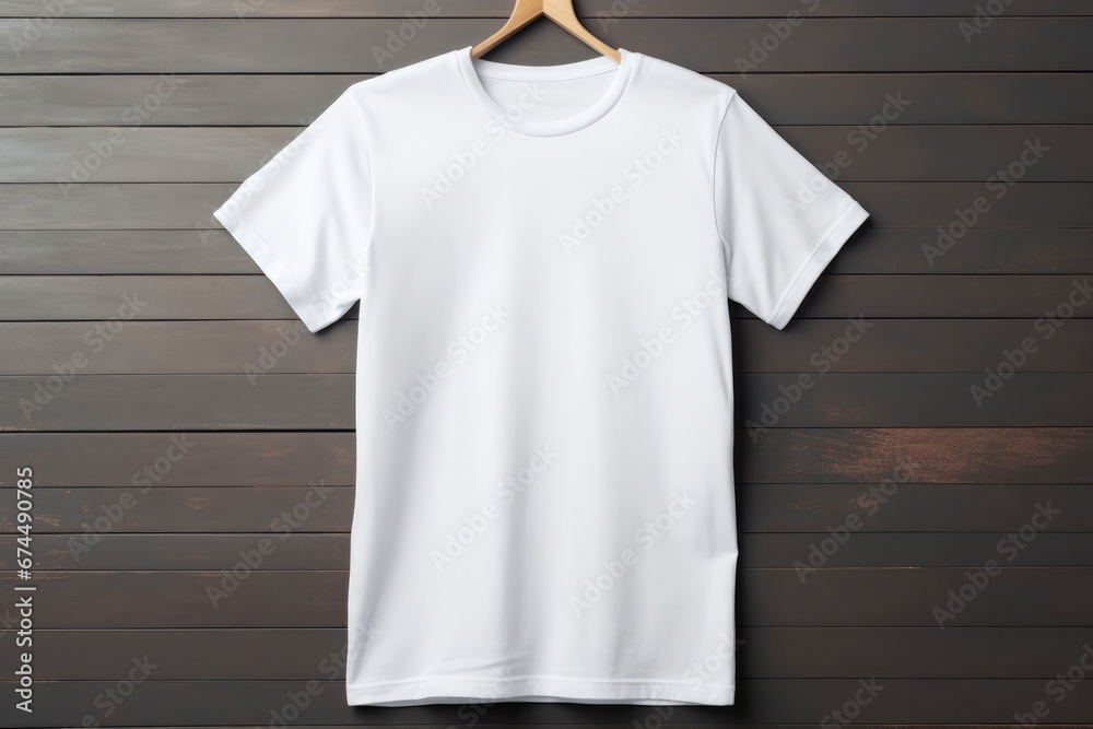 Stylish White Mens Tshirt Mockup Stylish White Mens Tshirt Mockup