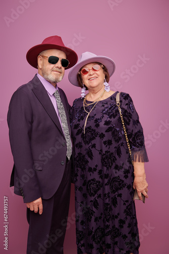 elegant senior people