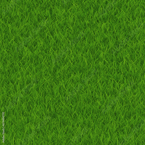Wallpaper Mural Green grass texture seamless pattern. Vector Torontodigital.ca