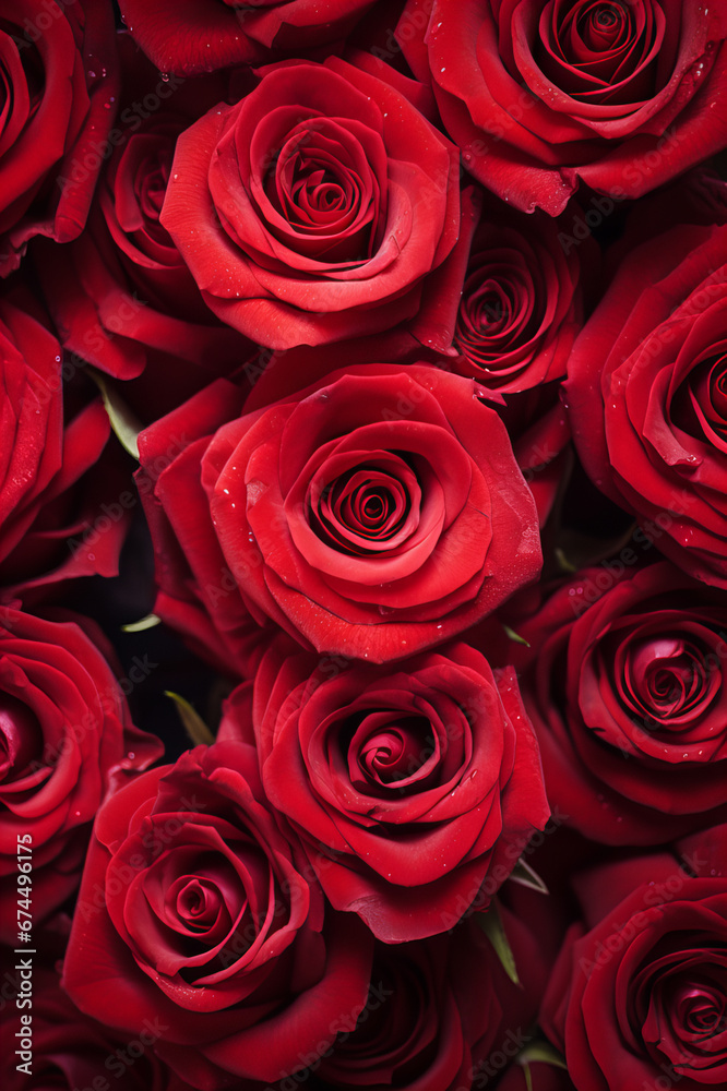 red roses clouse up background for Valentine's Day red roses clouse up background for Valentine's Day