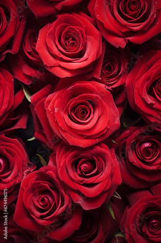red roses clouse up background for Valentine s Day