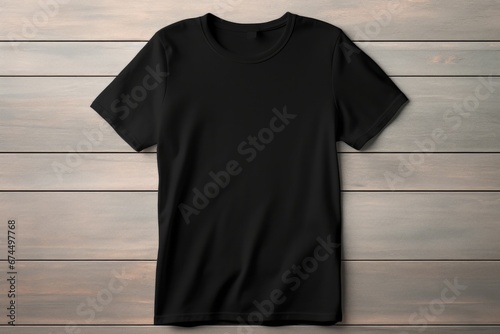 Black Woman Tshirt Mockup On Background