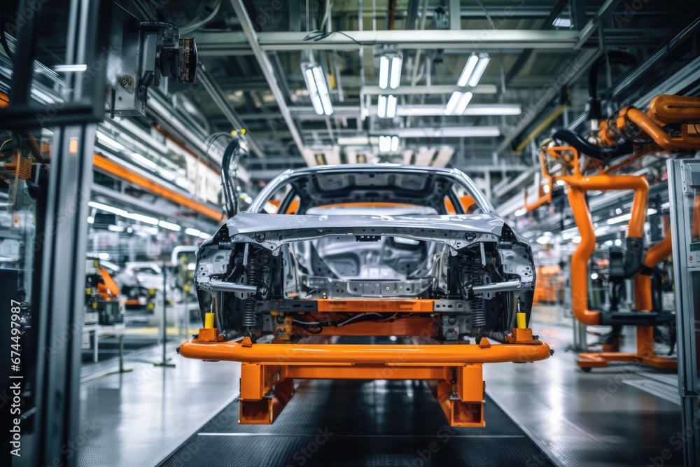 Car Factory In The Automotive Industry