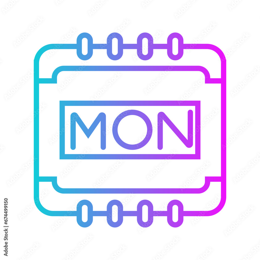 Cyber Monday Gradient Style in Design Icon