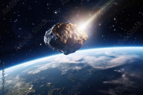 Comet Passing Earth