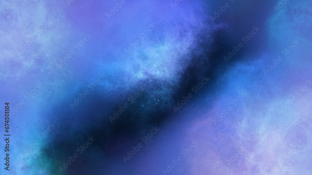 Space background with nebula and stars