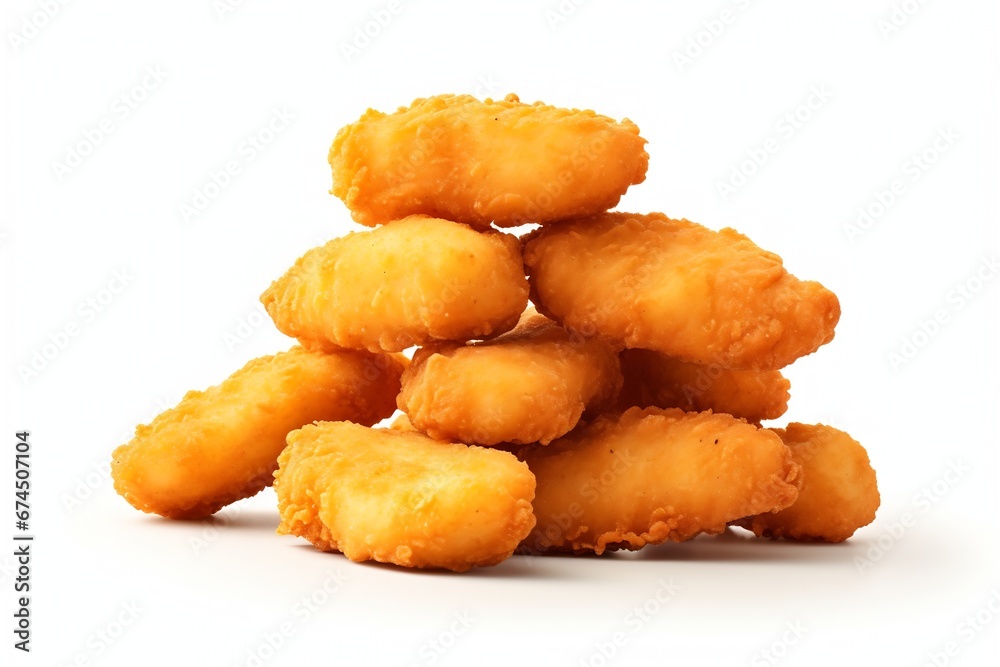 Generative AI : Deep Fried Chicken Wings on a Plate Generative AI : Deep Fried Chicken Wings on a Plate