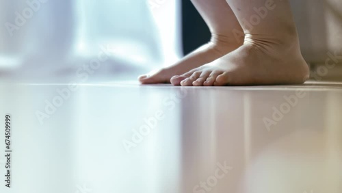 Wallpaper Mural Comfortable Morning: Plus-Size Woman Stretching on the Sofa Torontodigital.ca