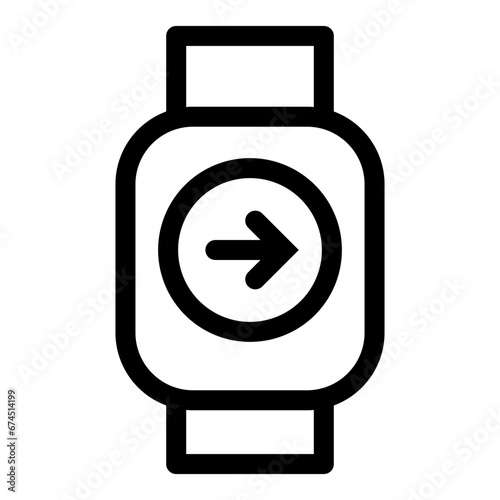 smartwatch action icon