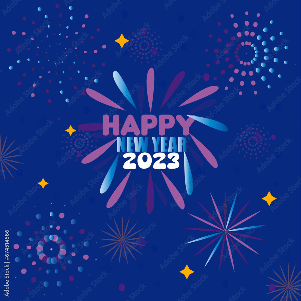New year art background