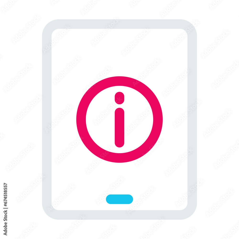 Tablet icon and technology action Tablet icon and technology action