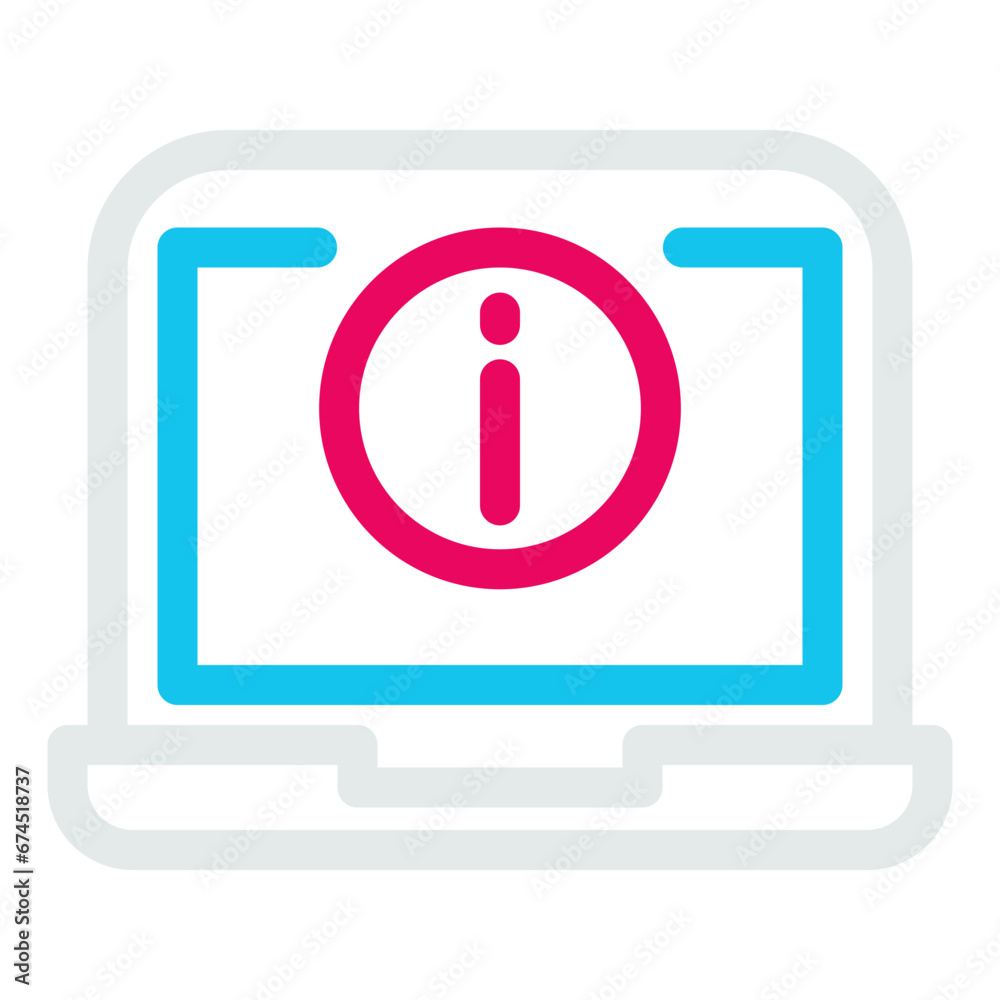 laptop icon and technology action laptop icon and technology action