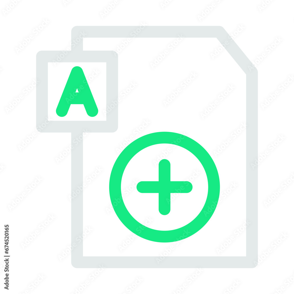 Obraz premium Document and files type icon