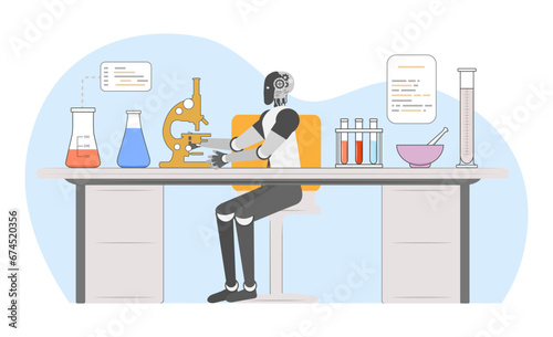 Science Lab Test Robot Medicine Automated Robotic