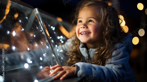 A Childs Pure Delight While Gazing At Christmas, Background Images , Hd Wallpapers, Background Image