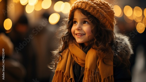 A Childs Wide-Eyed Amazement At Christmas Lights, Background Images , Hd Wallpapers, Background Image