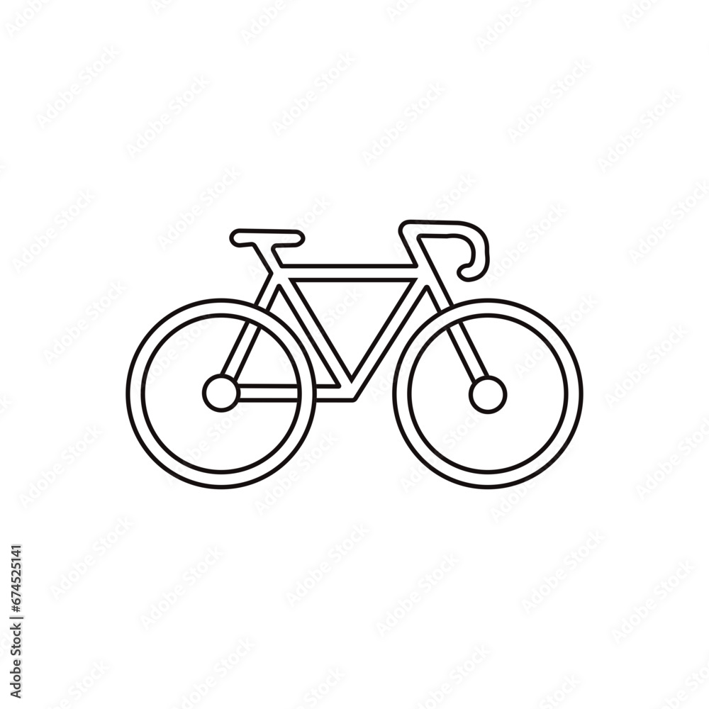 City bike icon .Bicycle Icon on Transparent Background .Smiling young black man enjoying sport with friends in nature .