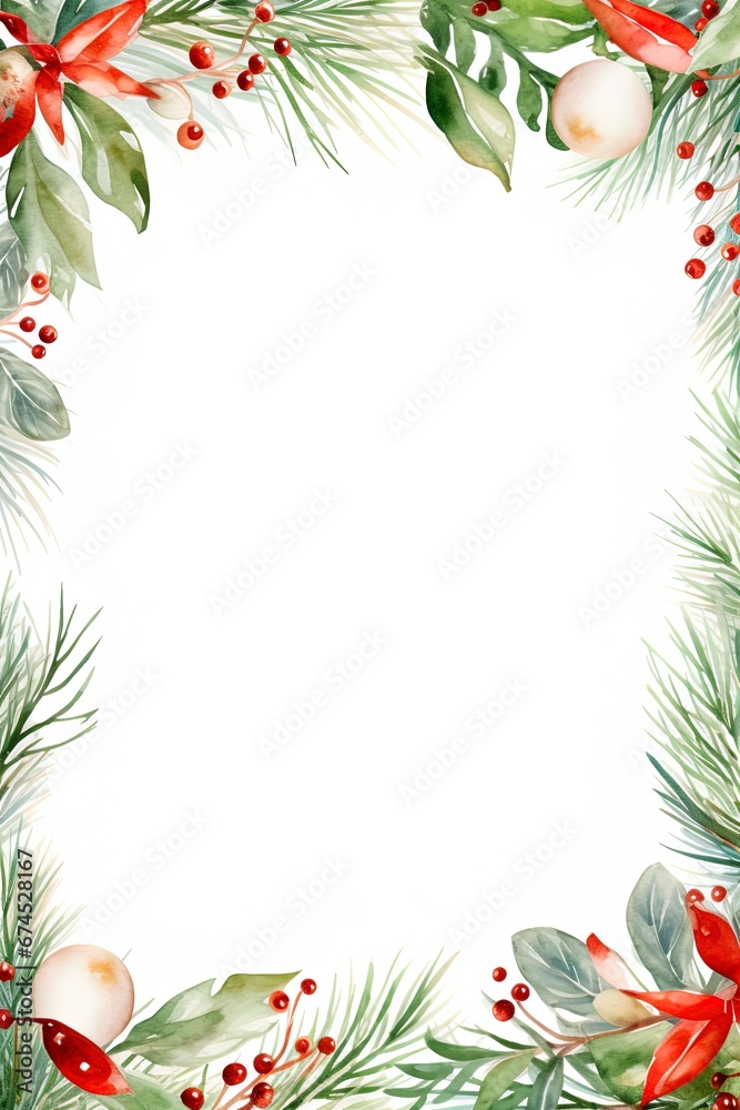 Christmas background frame with place for your text.