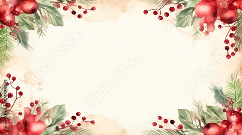 Christmas background frame with place for your text. © W&S Stock