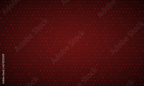 Red background for Poker or Casino. Vector template for your design.