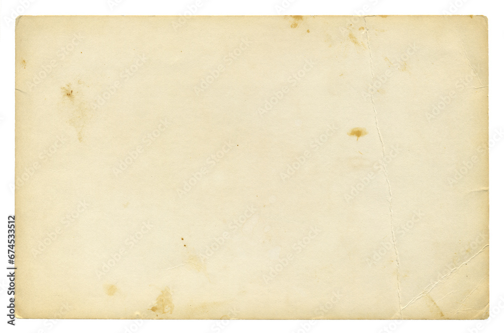 Retro photo paper texture. Old antique sheet paper texture. Announcement board. Recycle vintage paper background. Aged and yellowed wallpaper.	
