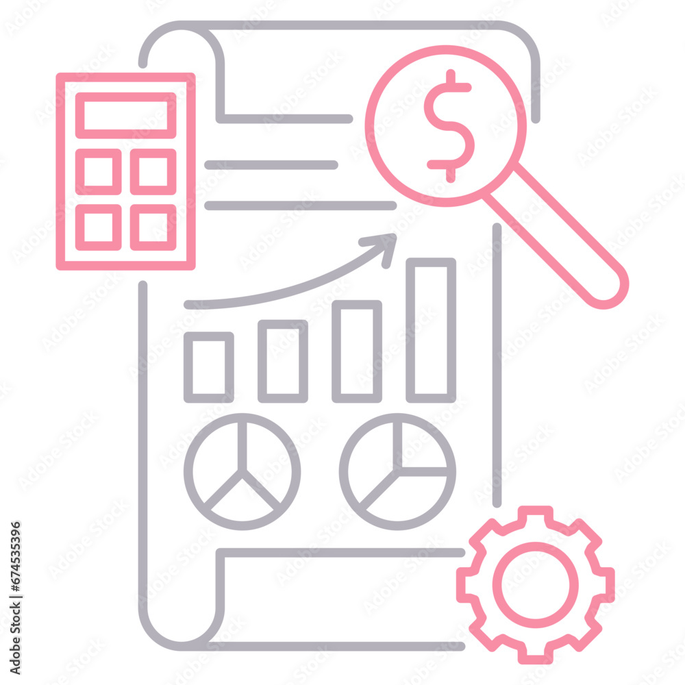 Obraz premium Financial report
