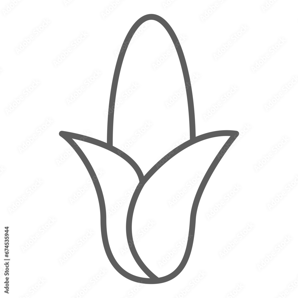Corn outline icon Corn outline icon