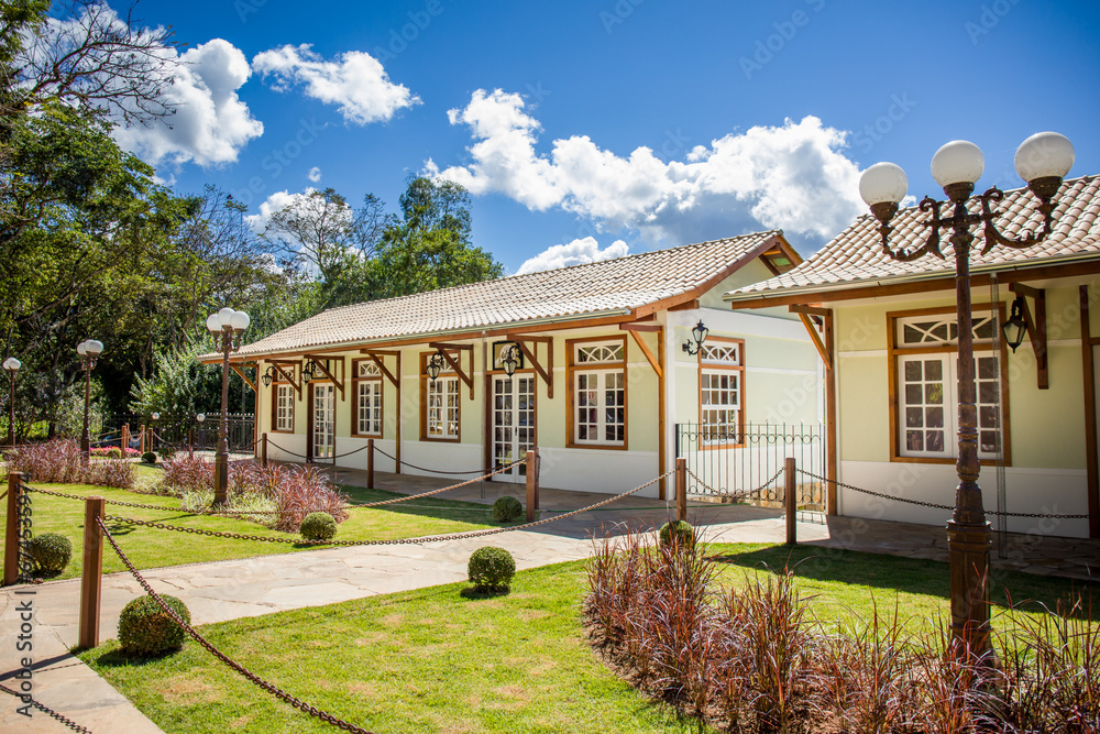 Colonial house in historic city Tiradentes, Minas Gerais, Brazil