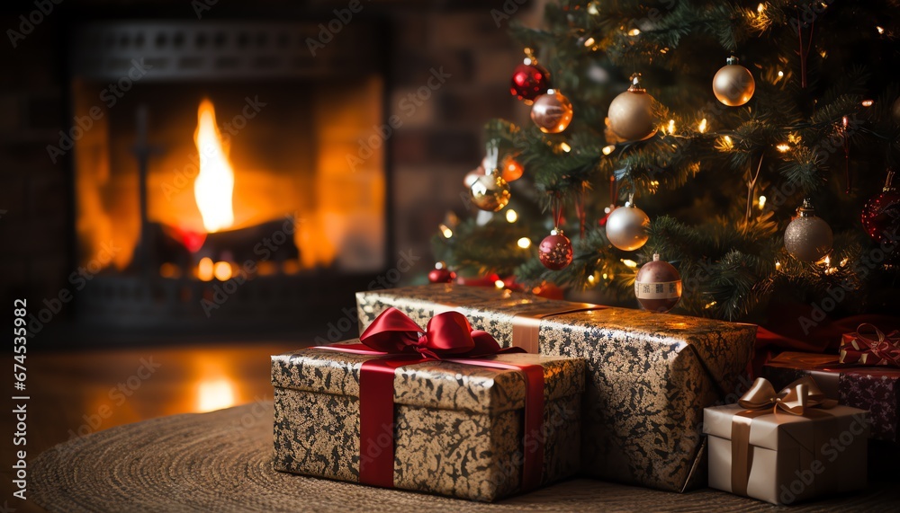 fireplace with christmas decorations fireplace with christmas decorations