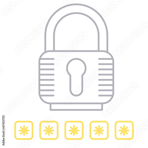 Obraz na płótnie password w salonie
