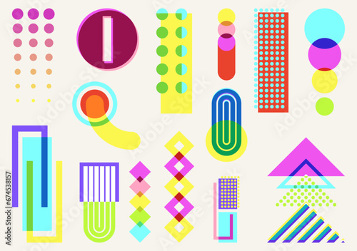 I - RISOGRAPH STOCK, COLORFUL AND COOL IN VECTOR DESIGN