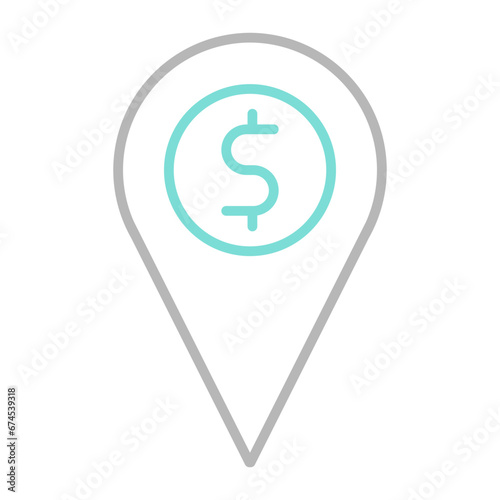 Obraz na płótnie Money location w salonie