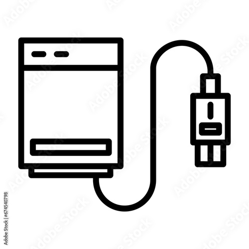 External Hard Drive Icon