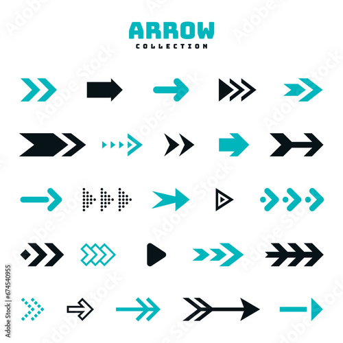 Collection Of Various Flat Arrows