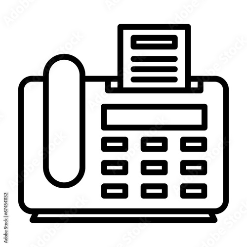 Fax Machine Icon