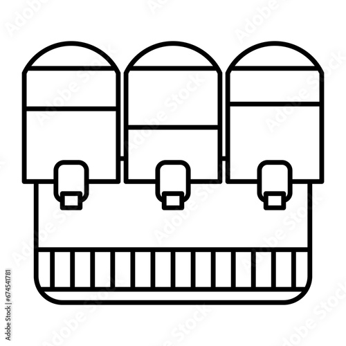 refrigerated beverage dispenser icon
