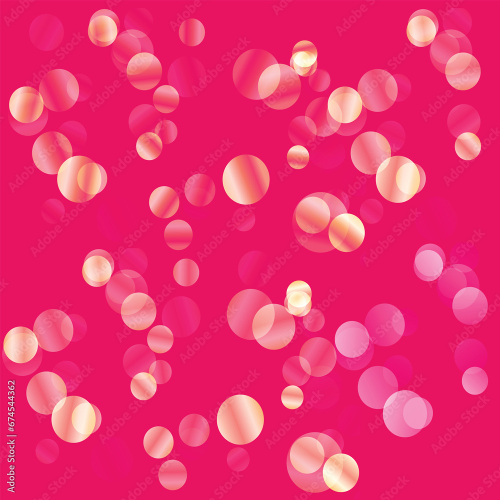 Golden circles background decoration